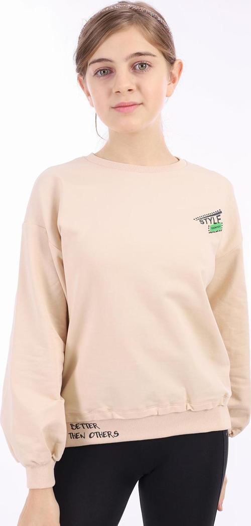 Toontoy Kız Çocuk Baskılı Sweatshirt