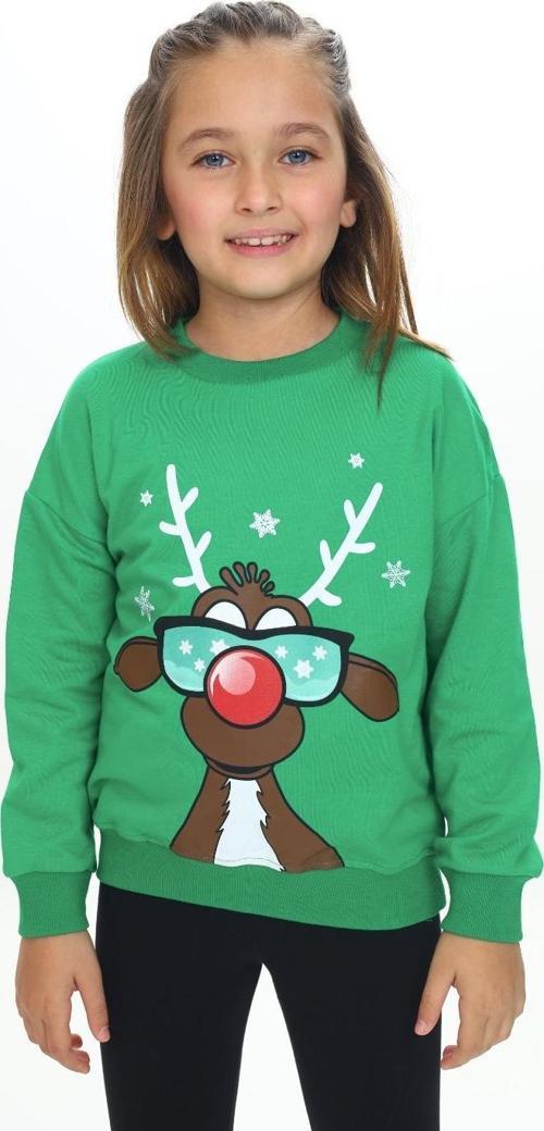 Toontoy Kız Çocuk Baskılı Sweatshirt
