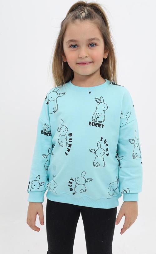 Toontoy Kız Çocuk Baskılı Sweatshirt