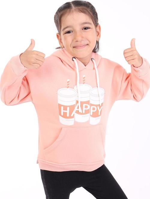 Toontoy Kız Çocuk Baskılı Sweatshirt