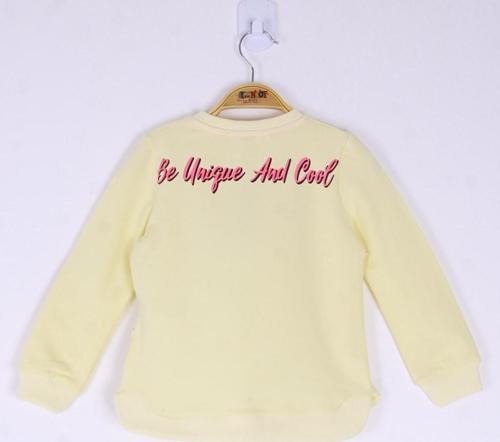 Toontoy Kız Çocuk Be Baskılı Sweatshirt 