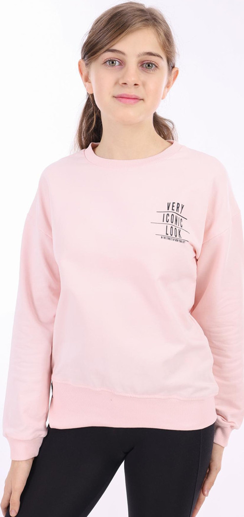 Toontoy Kız Çocuk Baskılı Sweatshirt