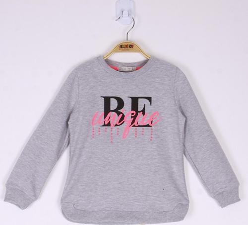 Toontoy Kız Çocuk Be Baskılı Sweatshirt 