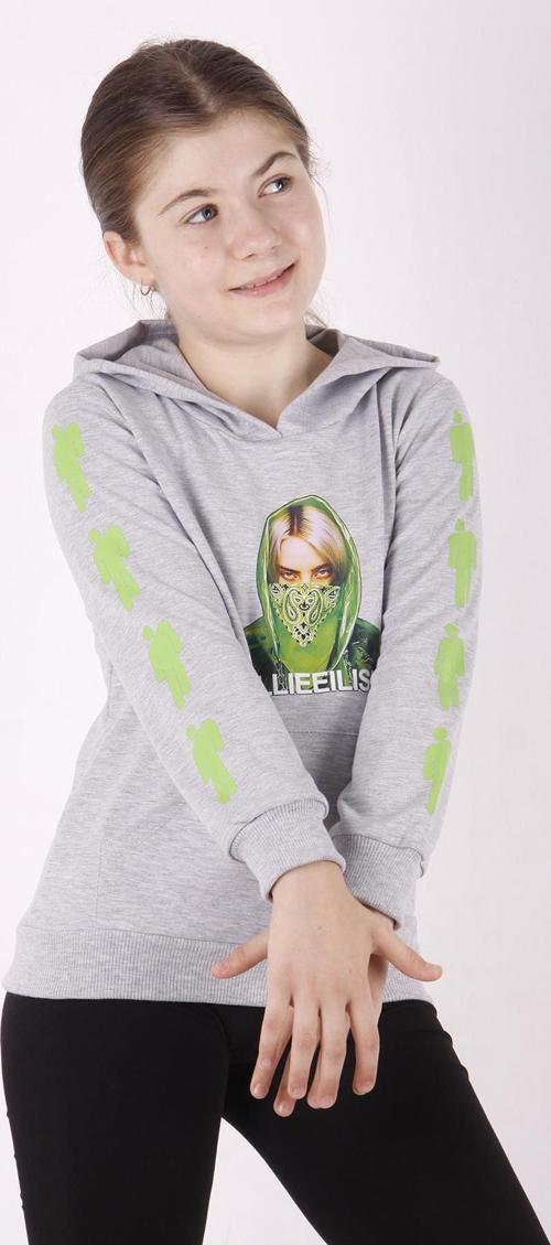 Toontoy Kız Çocuk Billie Eilish Baskılı Sweatshirt