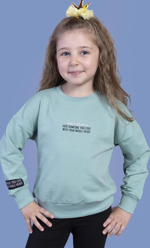 Toontoy Kız Çocuk Baskılı Sweatshirt