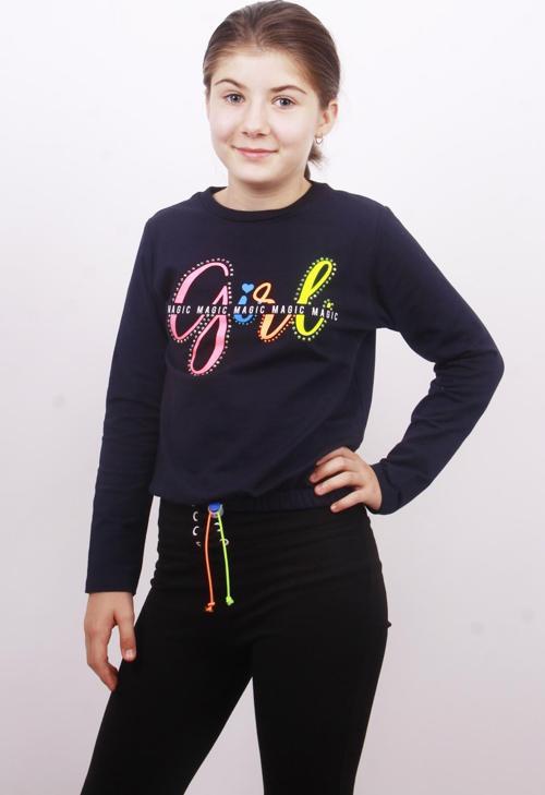 Toontoy Kız Çocuk Girl Baskılı Sweatshirt 