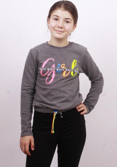 Toontoy Kız Çocuk Girl Baskılı Sweatshirt 