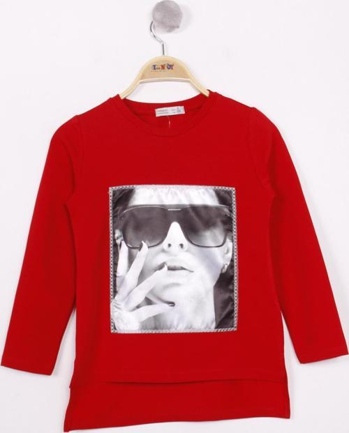 Toontoy Kız Çocuk Gözlüklü Kız Baskılı Sweatshirt