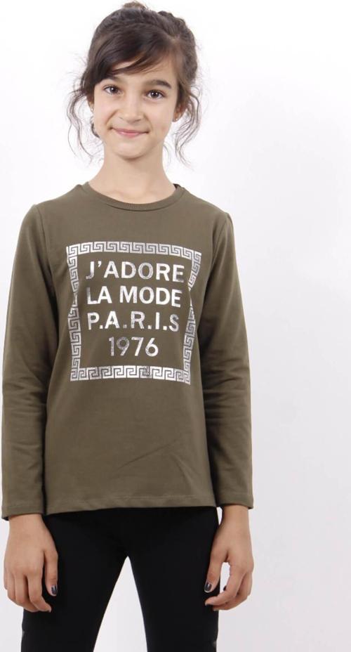 Toontoy Kız Çocuk Jadore Varak Baskılı Sweatshirt