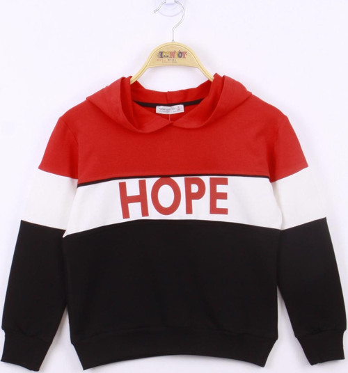 Toontoy Kız Çocuk Hope Baskılı Garnili Sweatshirt