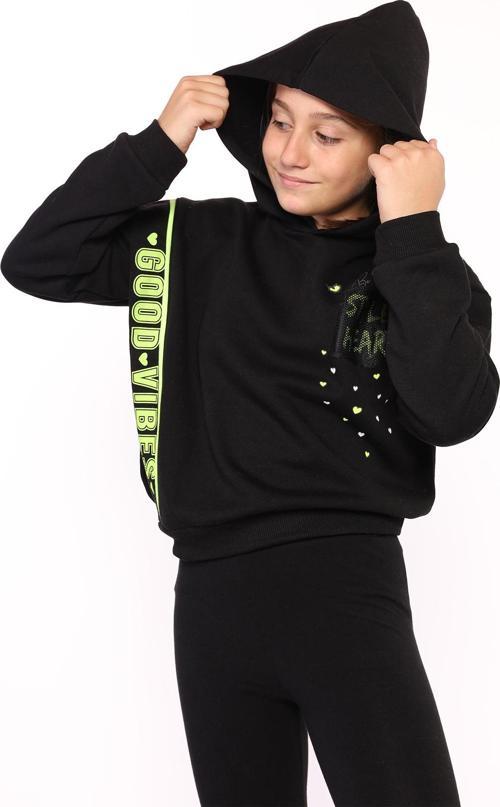 Toontoy Kız Çocuk İçi Pamuklu Baskılı Sweatshirt