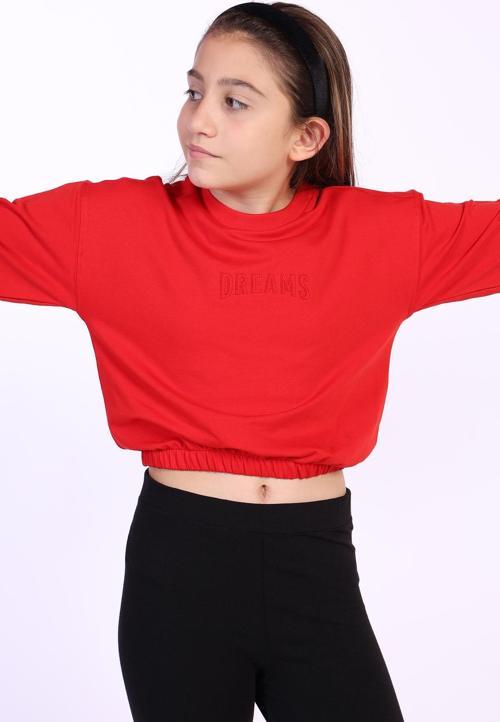 Toontoy Kız Çocuk Dreams Nakışlı Sweatshirt