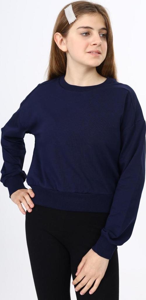 Toontoy Kız Çocuk Düşük Omuz Gazeli  Okul Sweatshirt