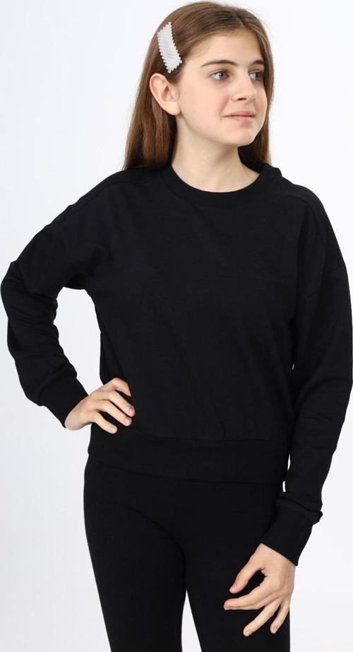 Toontoy Kız Çocuk Düşük Omuz Gazeli  Okul Sweatshirt