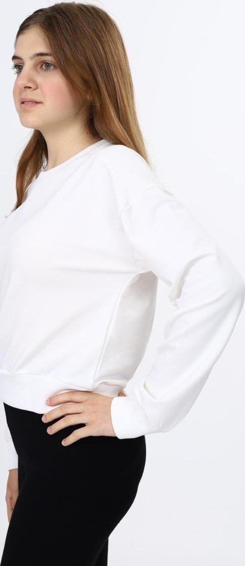 Toontoy Kız Çocuk Düşük Omuz Gazeli  Okul Sweatshirt