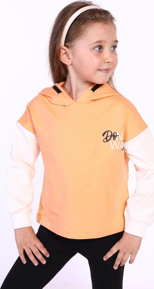 Toontoy Kız Çocuk Kapüşonlu Blok Renkli Sweatshirt