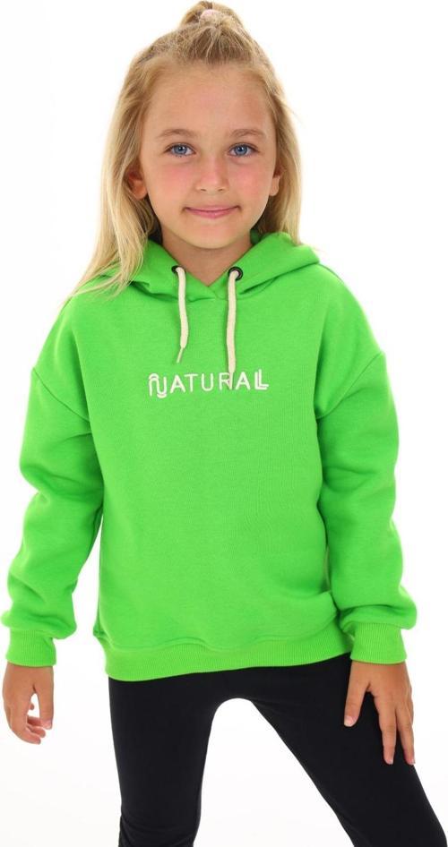 Toontoy Kız Çocuk Kapüşonlu Natural Nakışlı Sweatshirt