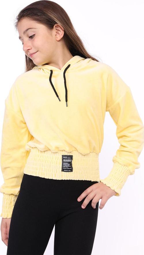 Toontoy Kız Çocuk Kapüşonlu Kadife Sweatshirt