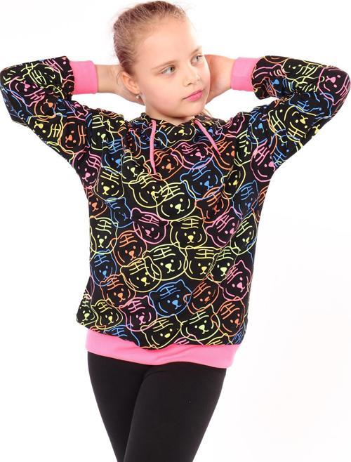 Toontoy Kız Çocuk Komple Baskılı Sweatshirt