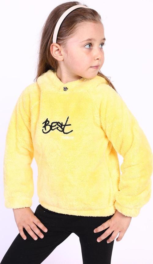 Toontoy Kız Çocuk Nakışlı Peluş Sweatshirt