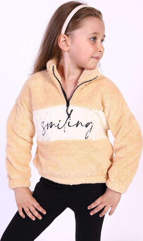 Toontoy Kız Çocuk Nakışlı Peluş Sweatshirt
