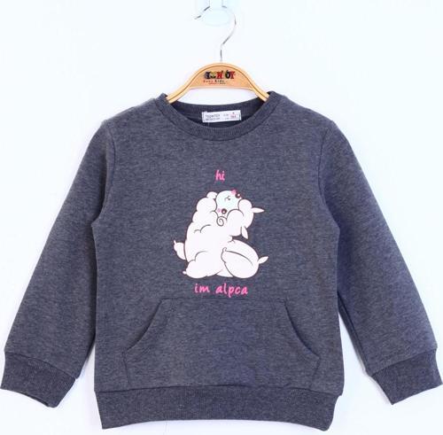Toontoy Kız Çocuk Kuzu Baskılı Sweatshirt 