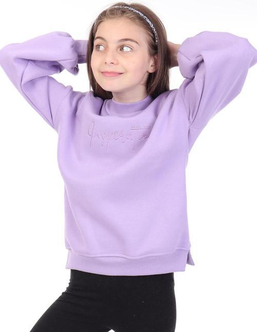 Toontoy Kız Çocuk Nakışlı Sweatshirt