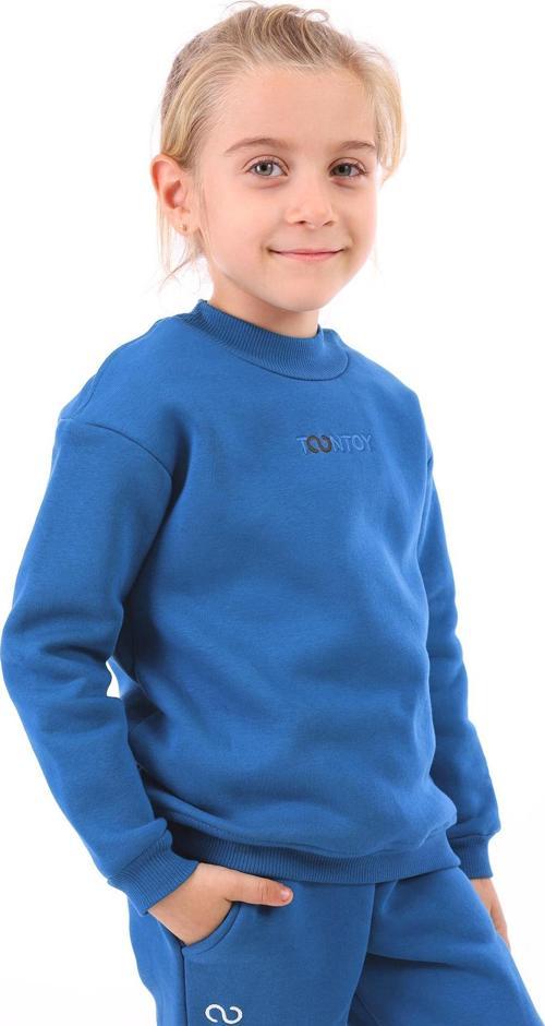 Toontoy Kız Çocuk Nakışlı Sweatshirt