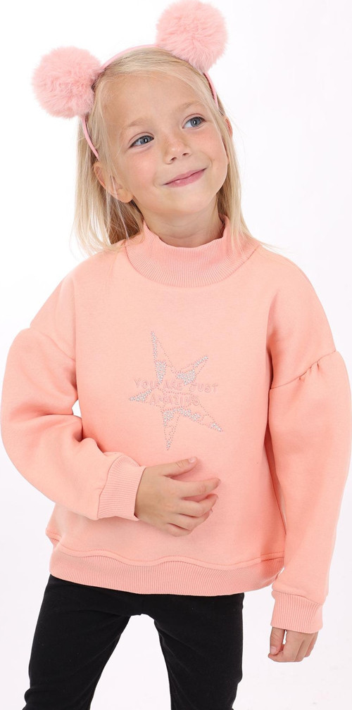 Toontoy Kız Çocuk Nakışlı Sweatshirt