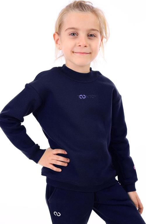 Toontoy Kız Çocuk Nakışlı Sweatshirt
