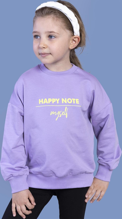 Toontoy Kız Çocuk Sırtı Baskılı Sweatshirt