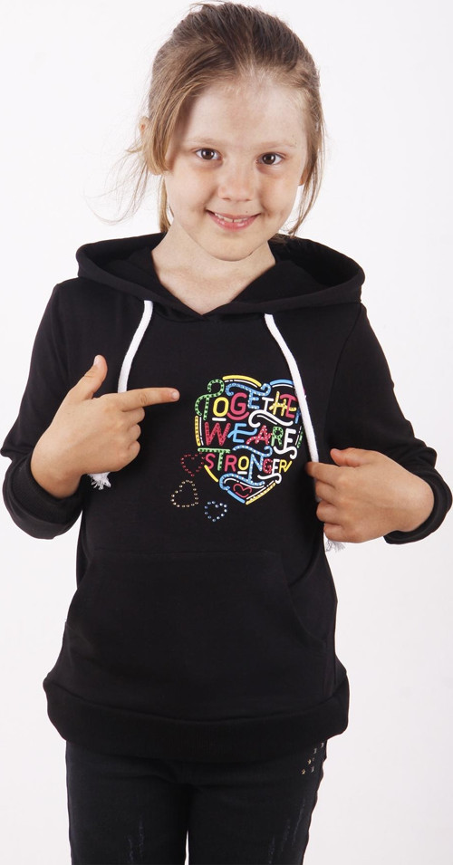 Toontoy Kız Çocuk Stronger Baskılı Sweatshirt