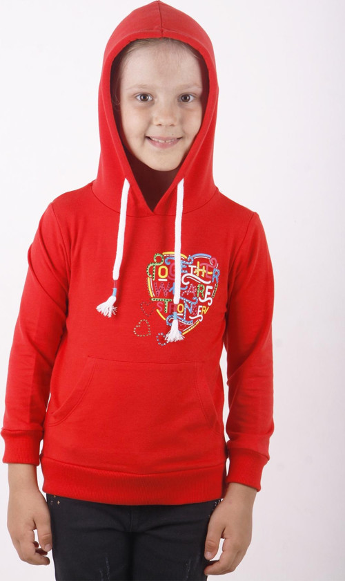 Toontoy Kız Çocuk Stronger Baskılı Sweatshirt