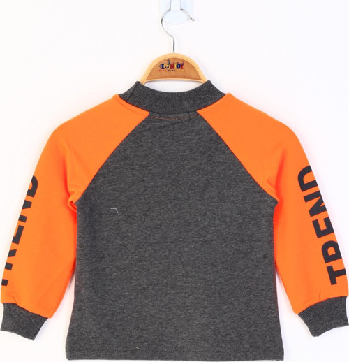 Toontoy Kız Çocuk Stunnig Collar Baskılı Sweatshirt