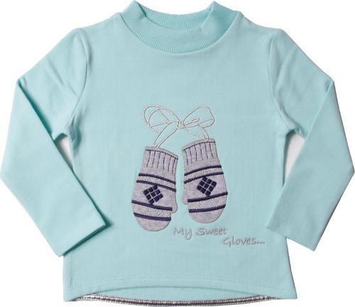 Toontoy Kız Çocuk Sweatshirt Eldiven Nakışlı