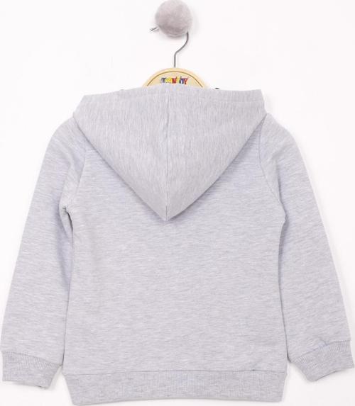 Toontoy Kız Çocuk Pullu Ayıcık Nakışlı Sweatshirt