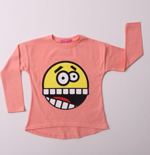 Toontoy Kız Çocuk Sweatshirt Smile Baskılı