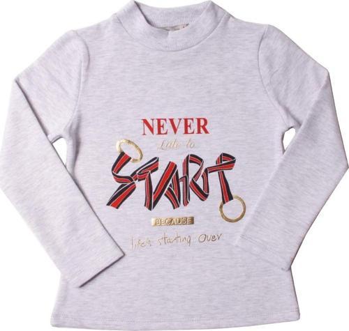 Toontoy Kız Çocuk Sweatshirt Start Varak Baskılı