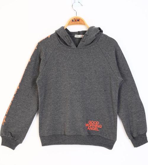 Toontoy Kız Çocuk Reglan Kol Sweatshirt