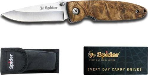 Effe Spider 81G 19CM Açılır Kapanır Ahşap Sap Çakı E764YW