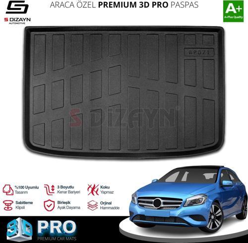 Mercedes A Serisi W176 HB 3D Pro Bagaj Havuzu 2013-2018 A+ Kalite