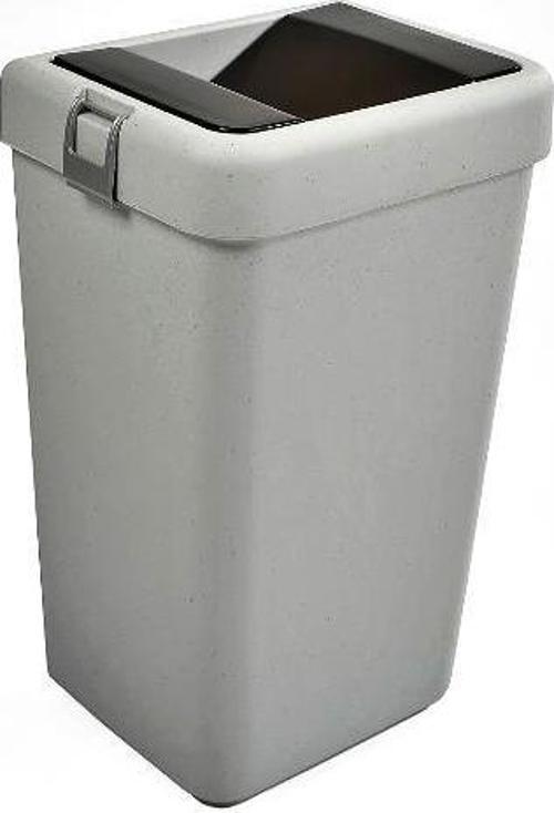 40 Litre Hassas Kapaklı Tek Gözlü Çöp Kovası