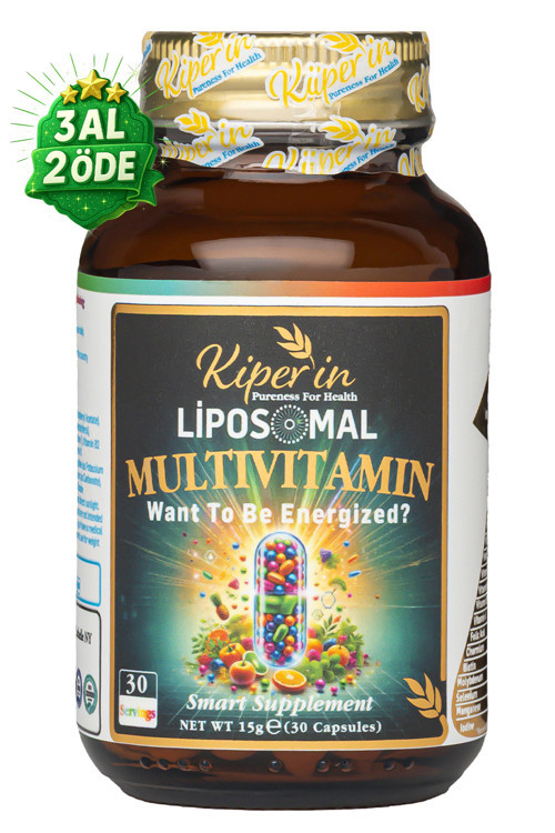 Lipozomal Multivitamin 13 Vitamin & 6 Mineral Cilt - Saç - Tırnak & Enerji | Akıllı Gıda Takviyesi