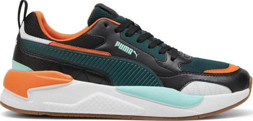 373108 90 X-Ray 2 Square Black/Myrtle/Flame Flicker Erkek Sneaker