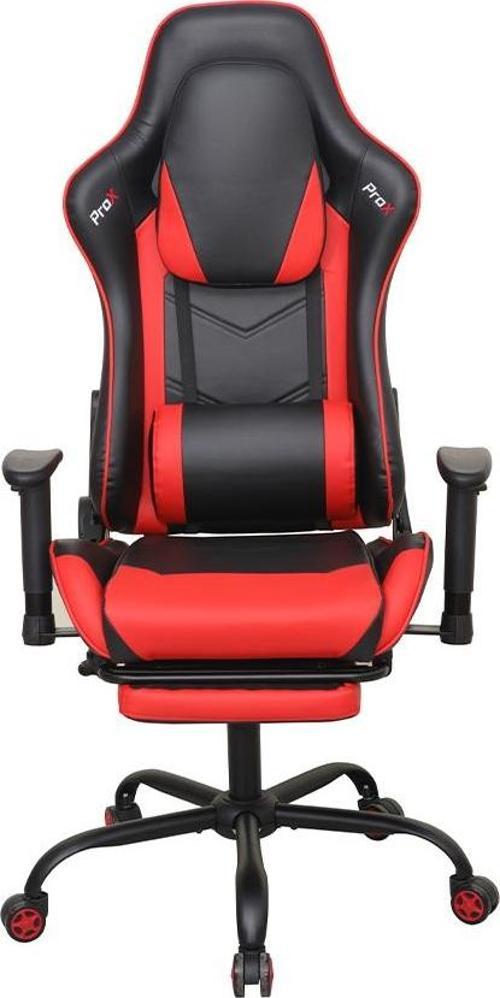 Adore Gaming ProX Oyuncu Koltuğu Siyah / Kırmızı S.Deri 71x77,5-126x136 cm