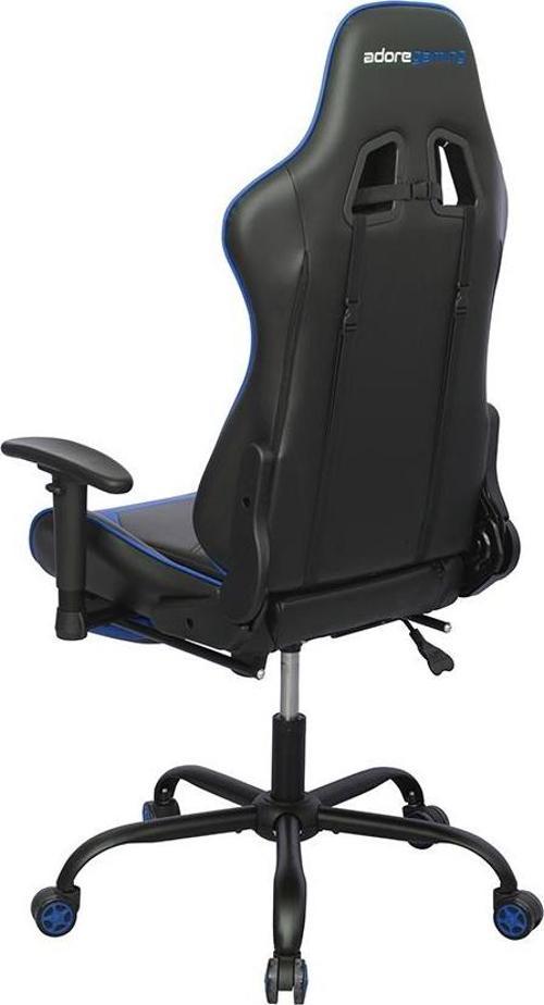Adore Gaming ProX Oyuncu Koltuğu Siyah / Mavi S.Deri 71x77,5-126x136 cm