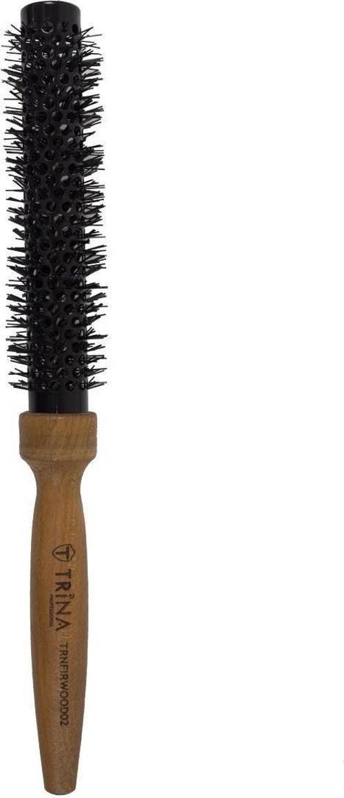 Ahşap Saçlı Saç Fırçası 25 Mm - 02