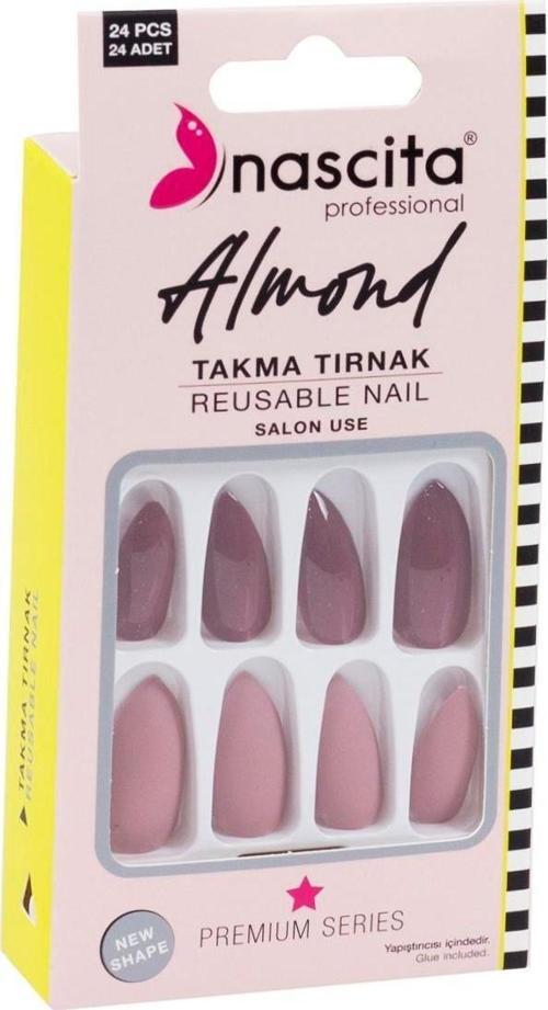24'lü Almond Renkli Takma Tırnak - 151