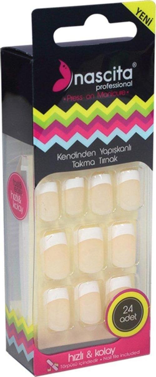 24'lü French Mat Takma Tırnak -07