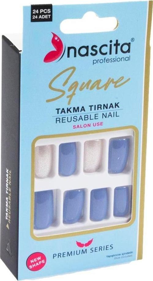 24'lü Square Renkli Takma Tırnak - 161